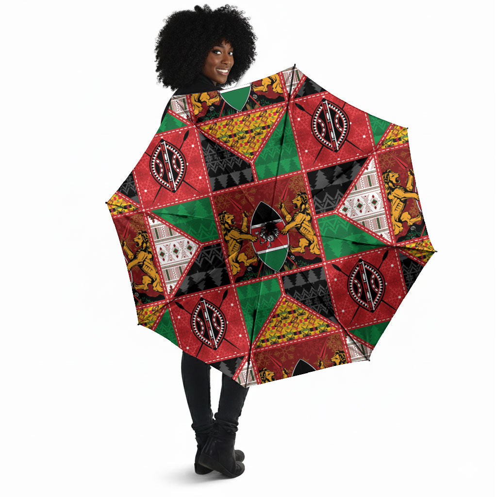 Kenya Christmas Umbrella Patchwork Style