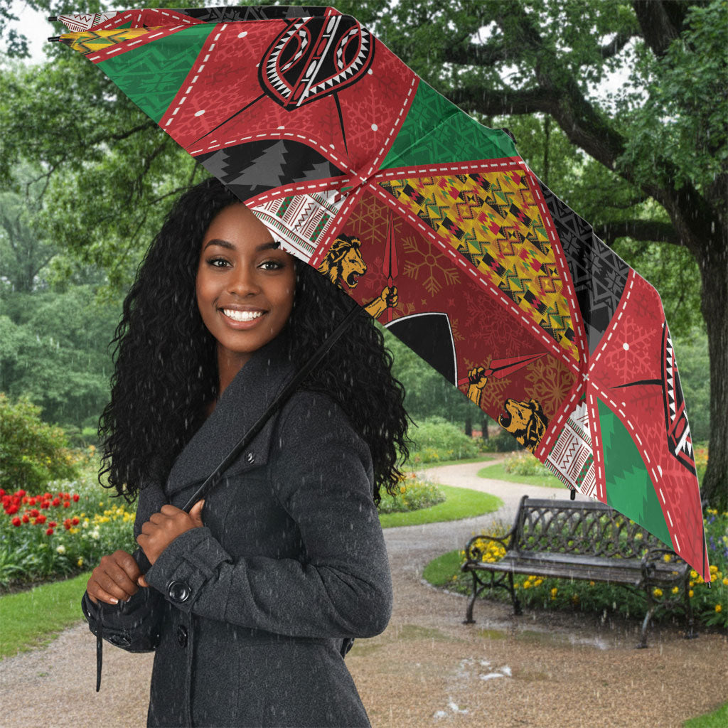 Kenya Christmas Umbrella Patchwork Style