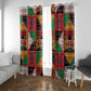 Kenya Christmas Window Curtain Patchwork Style
