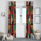 Kenya Christmas Window Curtain Patchwork Style