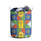 Ethiopia Christmas Laundry Basket Patchwork Style