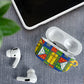 Ethiopia Christmas AirPods Case Patchwork Style