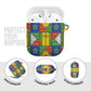 Ethiopia Christmas AirPods Case Patchwork Style