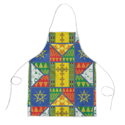Ethiopia Christmas Apron Patchwork Style
