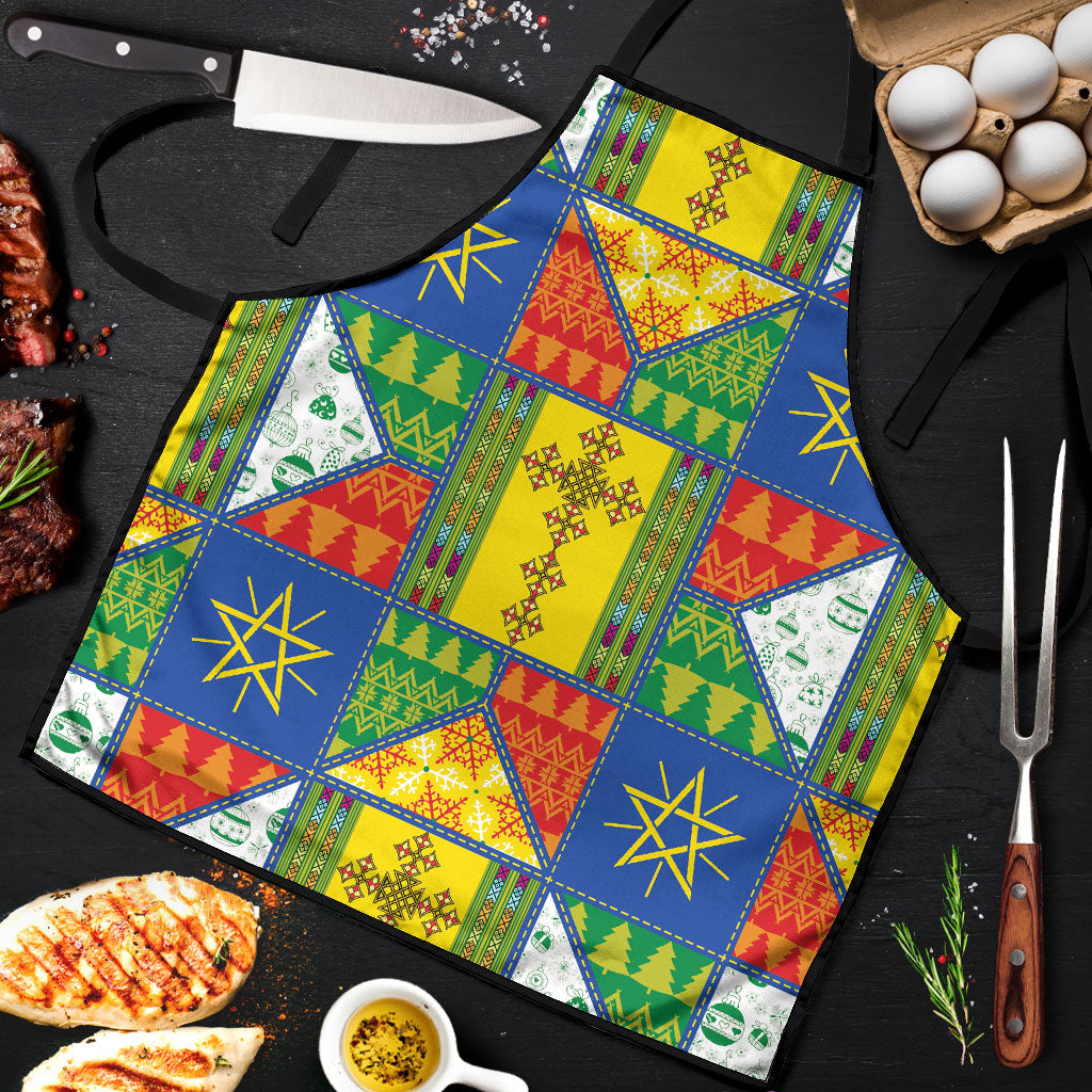 Ethiopia Christmas Apron Patchwork Style