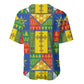 Ethiopia Christmas Baseball Jersey Patchwork Style