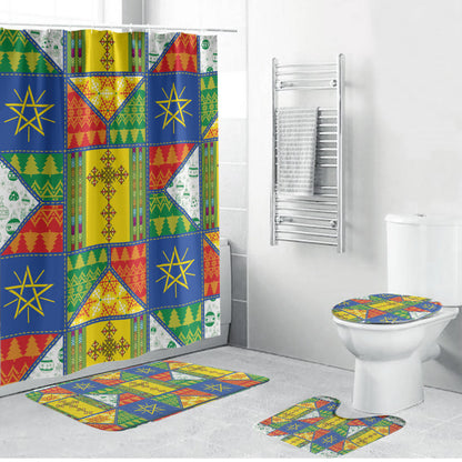 Ethiopia Christmas Bathroom Set Patchwork Style