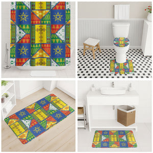 Ethiopia Christmas Bathroom Set Patchwork Style