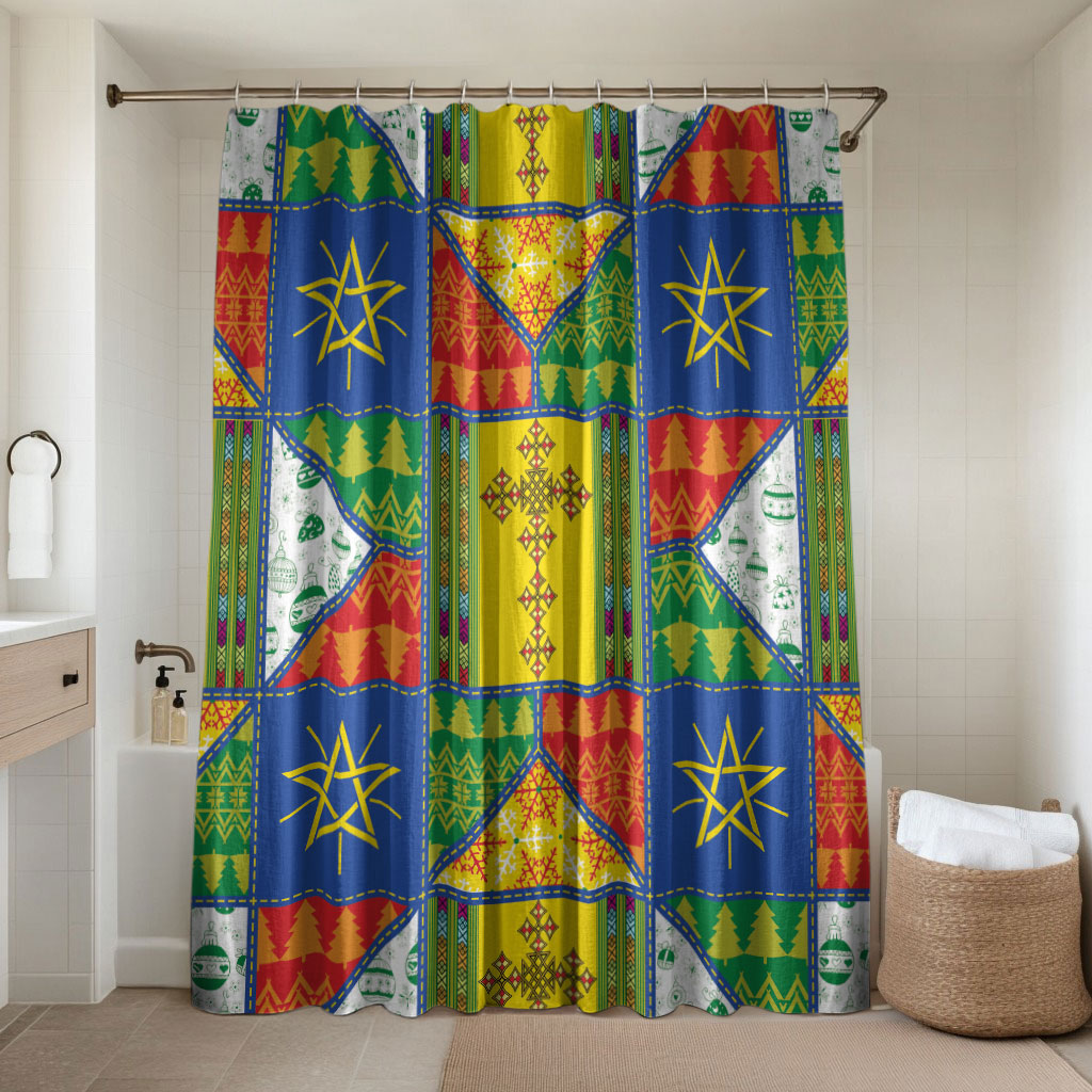 Ethiopia Christmas Bathroom Set Patchwork Style