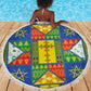 Ethiopia Christmas Beach Blanket Patchwork Style
