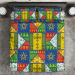 Ethiopia Christmas Bedding Set Patchwork Style