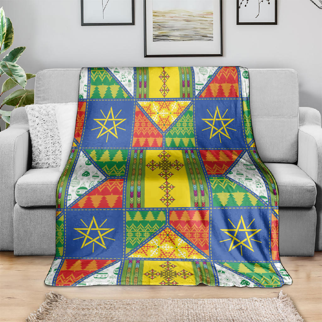 Ethiopia Christmas Blanket Patchwork Style