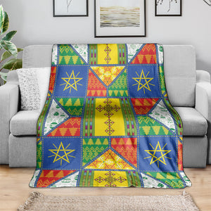 Ethiopia Christmas Blanket Patchwork Style