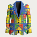 Ethiopia Christmas Blazer Patchwork Style