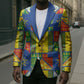 Ethiopia Christmas Blazer Patchwork Style
