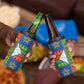 Ethiopia Christmas 4 in 1 Can Cooler Tumbler Patchwork Style
