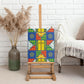 Ethiopia Christmas Canvas Wall Art Patchwork Style