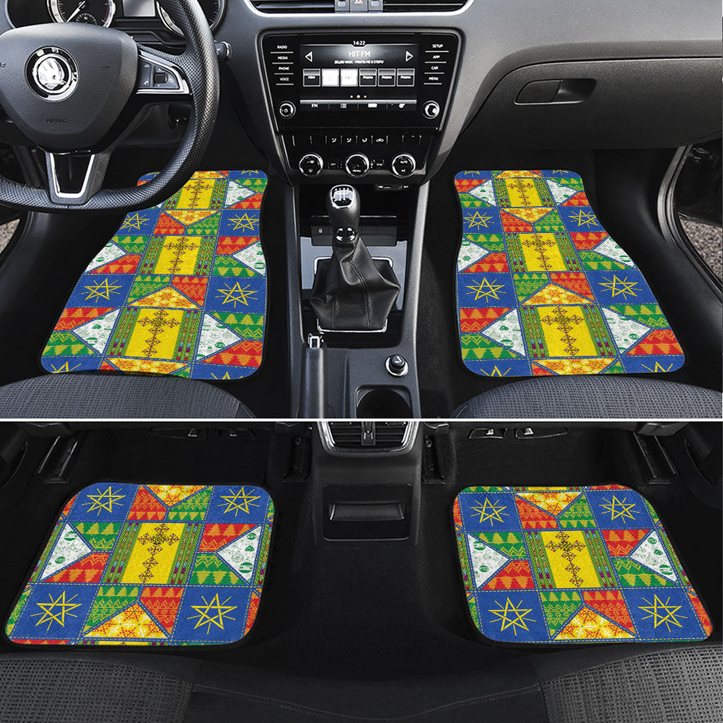 Ethiopia Christmas Car Mats Patchwork Style