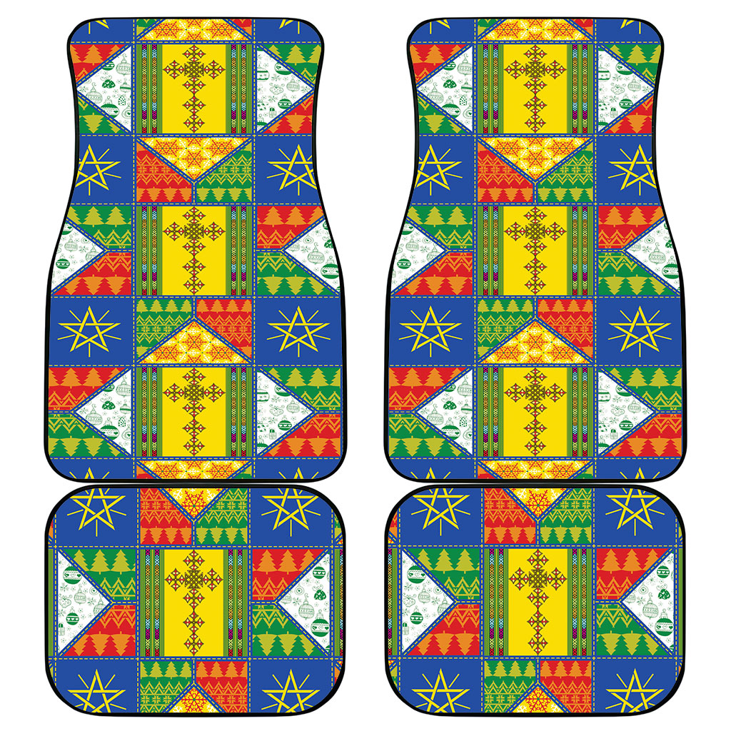 Ethiopia Christmas Car Mats Patchwork Style