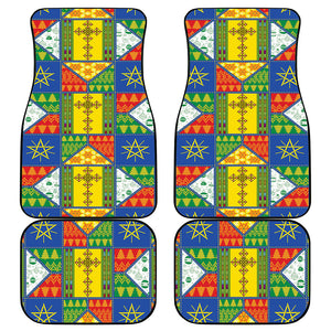 Ethiopia Christmas Car Mats Patchwork Style