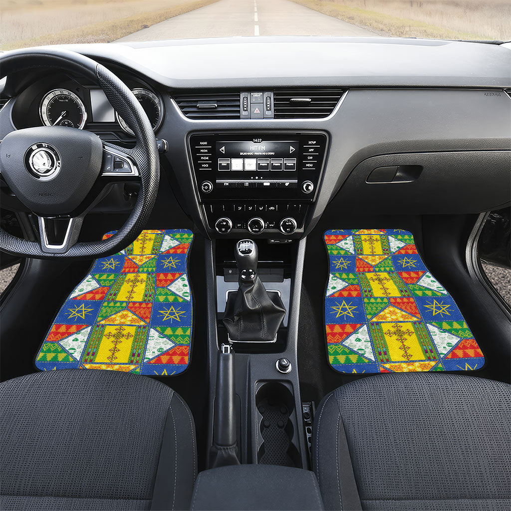 Ethiopia Christmas Car Mats Patchwork Style