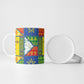 Ethiopia Christmas Ceramic Mug Patchwork Style