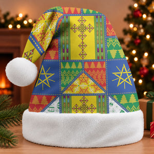 Ethiopia Christmas Santa Hat Patchwork Style