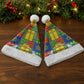Ethiopia Christmas Santa Hat Patchwork Style