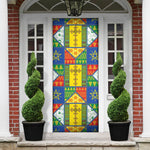 Ethiopia Christmas Door Cover Patchwork Style