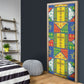 Ethiopia Christmas Door Cover Patchwork Style