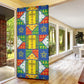 Ethiopia Christmas Door Cover Patchwork Style