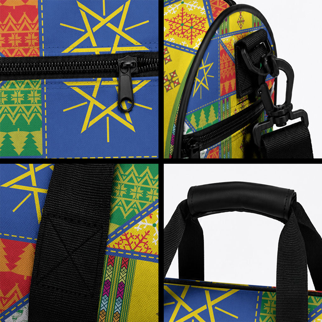 Ethiopia Christmas Duffle Bag Patchwork Style