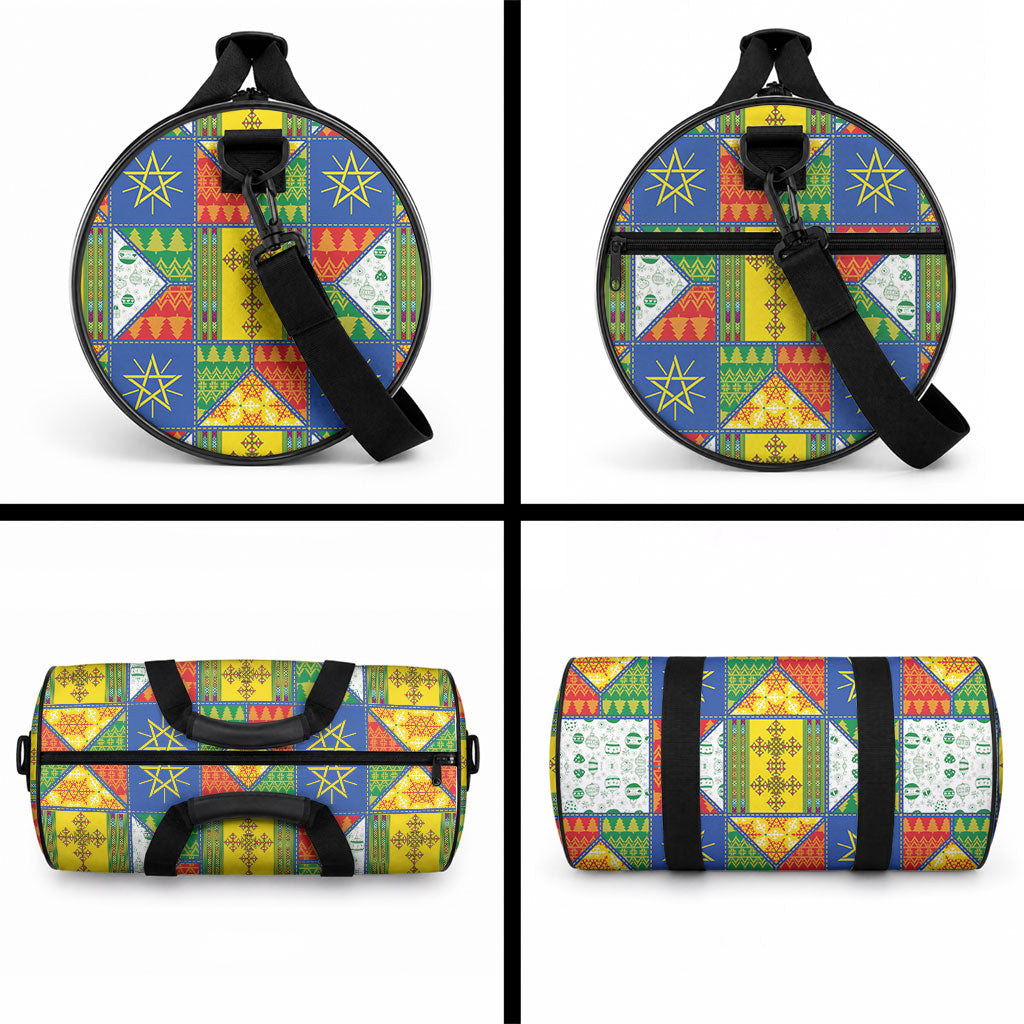 Ethiopia Christmas Duffle Bag Patchwork Style