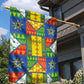 Ethiopia Christmas Garden Flag Patchwork Style