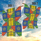 Ethiopia Christmas Garden Flag Patchwork Style