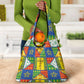 Ethiopia Christmas Grocery Bag Patchwork Style