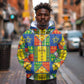 Ethiopia Christmas Hoodie Patchwork Style