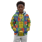 Ethiopia Christmas Kid Hoodie Patchwork Style