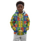 Ethiopia Christmas Kid Hoodie Patchwork Style