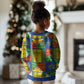 Ethiopia Christmas Kid Ugly Christmas Sweater Patchwork Style