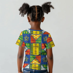 Ethiopia Christmas Kid T shirt Patchwork Style
