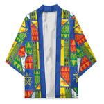 Ethiopia Christmas Kimono Patchwork Style