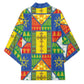 Ethiopia Christmas Kimono Patchwork Style
