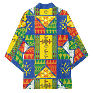 Ethiopia Christmas Kimono Patchwork Style