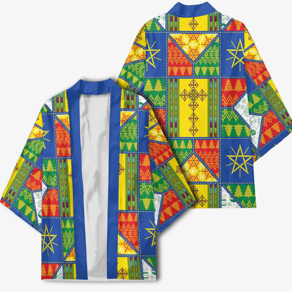 Ethiopia Christmas Kimono Patchwork Style