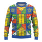 Ethiopia Christmas Ugly Christmas Sweater Patchwork Style