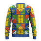 Ethiopia Christmas Ugly Christmas Sweater Patchwork Style