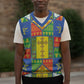 Ethiopia Christmas Knitted V-Neck Vest Patchwork Style