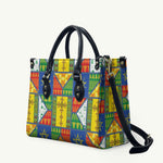 Ethiopia Christmas Leather Bag Patchwork Style