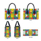 Ethiopia Christmas Leather Bag Patchwork Style
